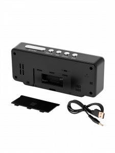 VST 762-1 Красные часы настольные (без блока)